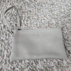 Brand new Beck wristlet.  Mushroom color